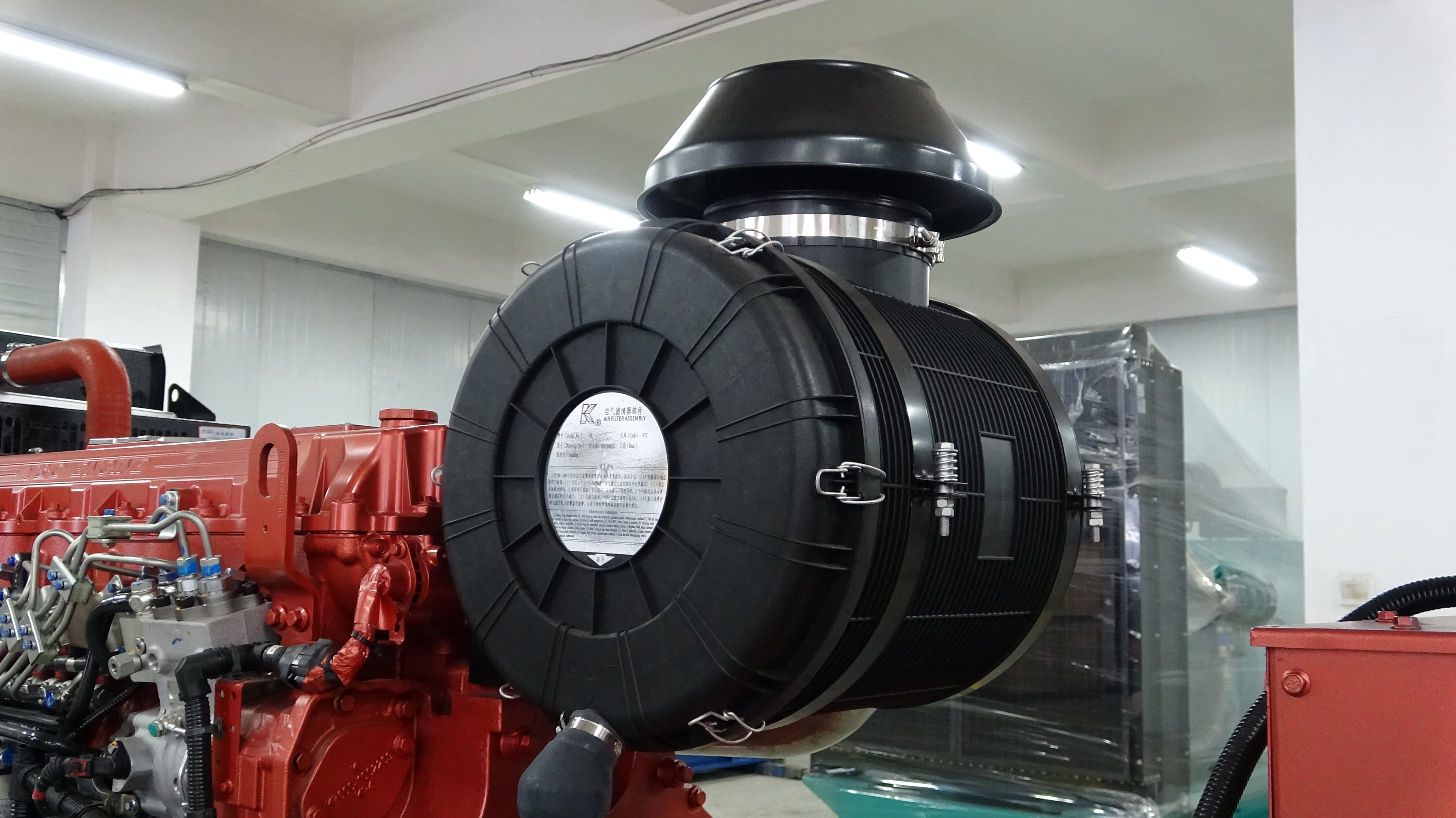 戶外使用的柴油發電機組空濾器損壞或不安裝空濾器會有什么后果?